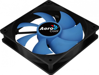 Вентилятор для корпуса 120mm Aerocool Force 12  Blue (3-pin/4-pin, 120х120х25мм, 23.7дБ, 1000об/мин)