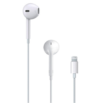 Наушники проводные Apple EarPods with Lightning Connector