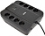 ИБП Powercom Spider  SPD-850N 850 ВА (8 х Euro розеток: 4 с резервным питанием, 4 с фильтрацией)