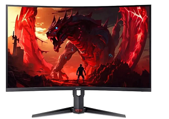 Монитор 31.5" Acer XZ323QUX2bmiiprx (VA 2560x1440 5ms 240Hz HDMI DP SPK) Black