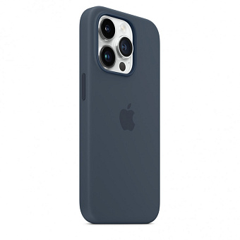 Чехол для смартфона Apple iPhone 14 Pro Max 6.7" - Silicone Case Storm blue (синий)