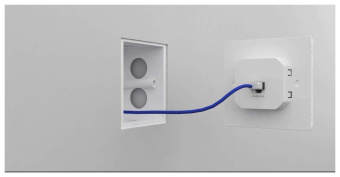 Точка доступа TP-Link EAP115-WALL N300, 2.4 ГГц, 100 Мбит/с, белый