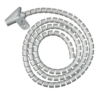 Кабельный органайзер Buro BHP CG22S Spiral Hose 20x2000mm Silver