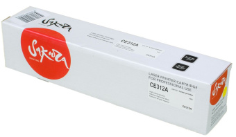 Картридж лазерный Sakura  SACE312A (CE312A) для HP LaserJet Pro CP1025, CP1025N, желтый