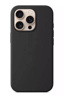 Чехол для смартфона Apple iPhone 16 6.1" - Silicone Case (Button, Magsafe), черный