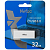 Флешка .32Gb Netac U185 USB3.0 с колпачком пластиковая, белая