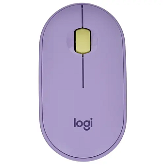 Мышь беспроводная Logitech M350 Bluetooth Pebble фиолетовый