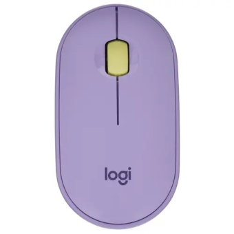 Мышь беспроводная Logitech M350 Bluetooth Pebble фиолетовый