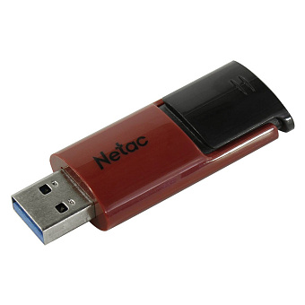 Флешка .64Gb Netac U182 USB3.0 выдвижной, чёрный