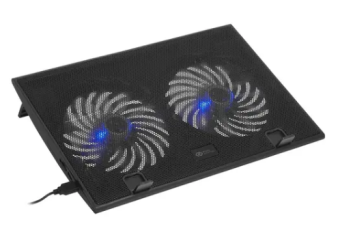 Подставка для ноутбука 17" Digma D-NCP170-2H, черный