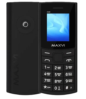 Мобильный телефон Maxvi C40 черный