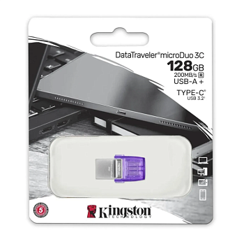 Флешка 128Gb Kingston DataTraveler USB3.2 Type-C
