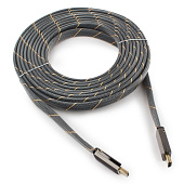 Кабель соединительный HDMI (m) < - > HDMI (m)  1.0м, ver 2.0, Cablexpert Platinum, плоский, нейлонов