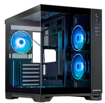 Корпус Chieftec Visio GM-30B-TG-OP ARGB ATX чёрный