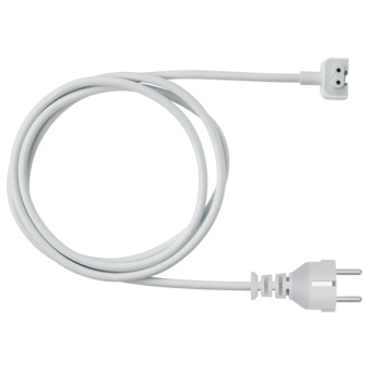 Кабель питания 220V  1.5м, Schuko-2pin, Apple белый