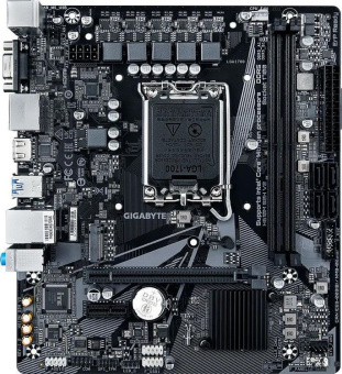 Материнская плата Socket-1700 Gigabyte H610M S2H V2 (H610) 2*DDR5 VGA HDMI DP mATX