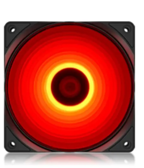 Вентилятор для корпуса 120mm Deepcool RF120 (4-pin, 1300 об/мин, 21.9 дБ, Led Red)