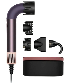 Фен Dyson Supersonic HD17 R Jasper Plum (пурпурный/пёстрый, с кейсом)