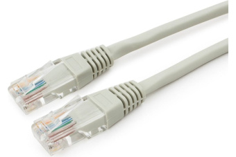 Кабель патч-корд Patch cord кат.5e  5.0м, Cablexpert, LSZH, многожильный, серый