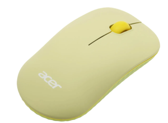 Комплект беспроводной (клавиатура+мышь) Acer OCC205 Multimedia зеленый/желтый