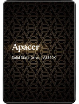 Накопитель SSD SATA 240Gb Apacer AS340X (TLC, 550/520 Мбайт/сек)