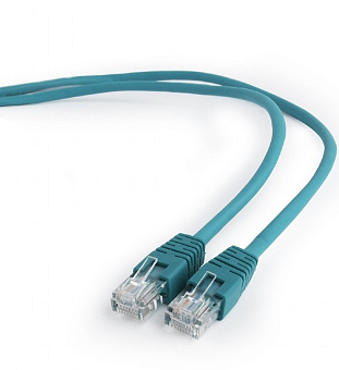 Кабель патч-корд .Patch cord кат.5e  5.0м, Cablexpert, многожильный, зеленый