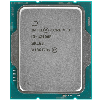 Процессор LGA 1700 Intel i3-12100F (3.3/12Mb/58W/4C8T) OEM