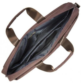 Сумка для ноутбука 15" Riva 8335 полиэстер, коричневый