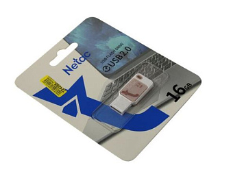 Флешка 16Gb Netac UA31 USB2.0 выдвижной, пластик, розовая