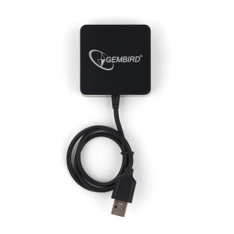 Концентратор USB-A - 4-port USB2.0, Gembird UHB-242, блистер, черный