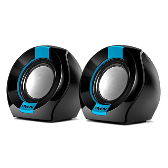 Акустическая система SVEN 150 (2x2.5W, USB) черный/синий