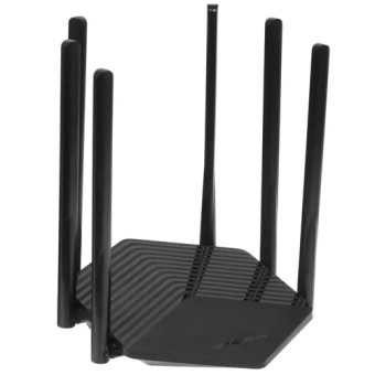 Wi-Fi роутер Mercusys MR50G AC1900, 5 ГГц, 1000 Мбит/с, черный