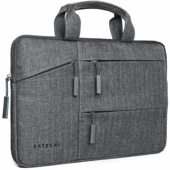 Сумка для ноутбука 13" Satechi Water-Resistant Laptop Carrying Case, нейлон, серый