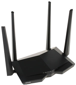 Wi-Fi роутер Tenda AC6 AC1200, 5 ГГц, 100 Мбит/с, черный