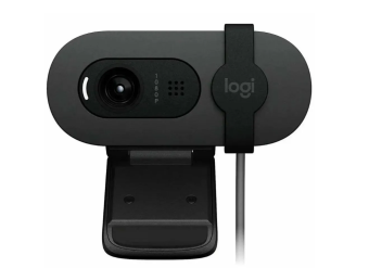 Веб-камера Logitech BRIO 105 WEBCAM (2Мп, 1080p, микрофон, USB2.0) графитовый