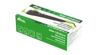 Микрофон Ritmix RDM-130 jack 6.3 мм проводной черный