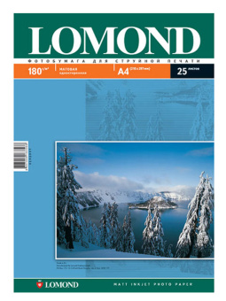 Бумага Lomond [A4] матовая, 180гр/м2, 50л
