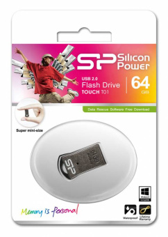 Флешка 64Gb Silicon Power Touch T01 USB black