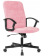 Кресло Бюрократ Triest Fabric (ткань, мех. качания, крест. металл, до 120 кг) розовый