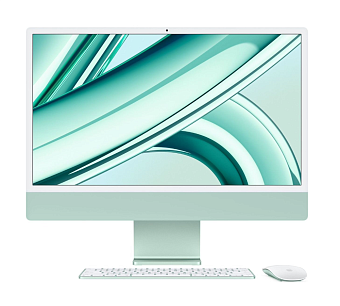 Моноблок Apple iMac 24" 2023 M3  8G  512G 10-Core Green (зеленый)