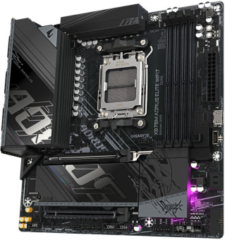 Материнская плата Socket AM5 Gigabyte X870M A ELITE WF7 (X870) 4*DDR5 HDMI mATX