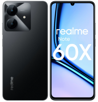 Смартфон Realme Note 60x 4/128Gb Black (черный)