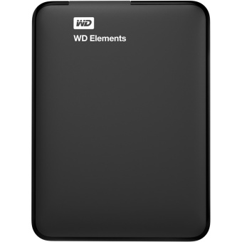 Внешний жесткий диск 1Tb WD Elements Portable 2.5" USB3.0 Black