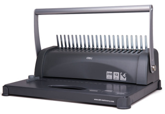 Брошюровщик Deli E3871 (A4, перфорирует 12л, сшивает 350л, отверстие 3*8мм)