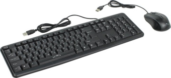 Комплект проводной (клавиатура+мышь) OKLICK 600M USB Black