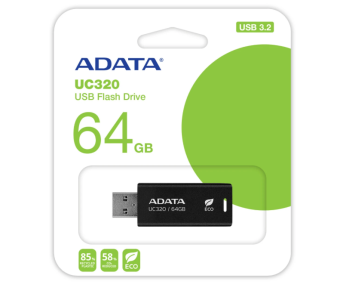 Флешка .64Gb ADATA UC320 USB3.2 черный
