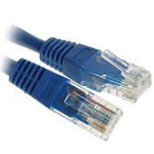 Кабель патч-корд .Patch cord кат.6  0.25м, синий