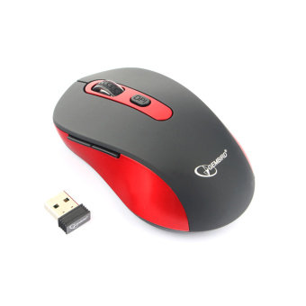Мышь беспроводная Gembird MUSW-221 Wireless Optical красный