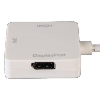 Кабель-переходник miniDP (m) < - > DVI/DP/HDMI (f), Hama 3 в 1
