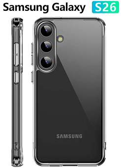 Чехол для смартфона Samsung Galaxy S26 - силиконовый прозрачный
